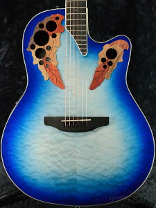 Ovation Celebrity Elite Exotic CE48P-RG (Regal To Natural) Super Shallow Vi[Ix[V][ZueBG[g][Blue,u[,][Electric Acoustic Guitar,AR[XeBbNM^[,ARM,GAR]