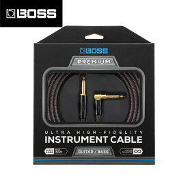 BOSS BIC-P10A 3m 片側L型プラグ 新品[ボス][Instrument Cable,シールド][SL,S/L][楽器用ケーブル,Guitar,Bass,ギター,ベース]