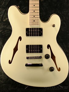 Squier Affinity Starcaster -Olympic White / Maple- 新品 オリンピックホワイト[Fender,スクワイヤー,フェンダー][スターキャスター][Semi Acoustic,セミアコースティック][白][Electric Guitar,エレキギター]