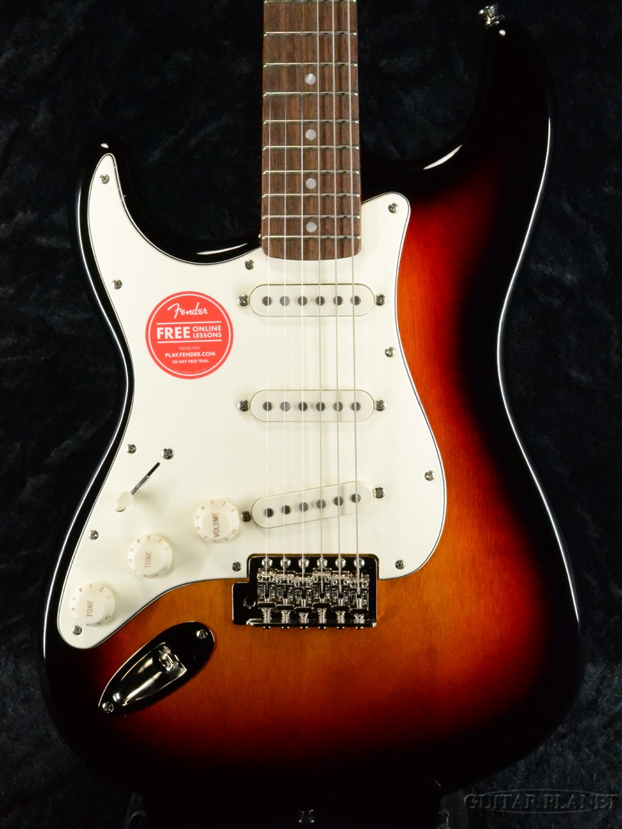 Squier Classic Vibe '60s Stratocaster Left-Handed 送料無料 激安 お買い得 キ゛フト -3-Color Sunburst Laurel- 新品 3カラーサンバースト エレキギター フェンダー ストラトキャスター Fender Guitar 信憑 レフトハンド スクワイヤー Lefty Electric レフティ
