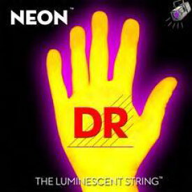 DR NEON 10-46 DR-NYE10 Yellow Medium エレキギター弦[ネオン][コーティング弦][イエロー,黄][ミディアム][string]