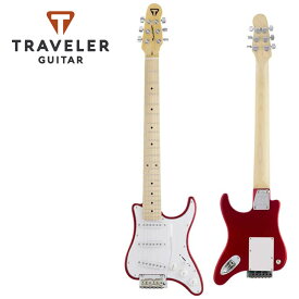 Traveler Guitar Travelcaster Deluxe Candy Apple Red 新品[トラベラーギター][レッド,赤][Mini Guitar,トラベルギター,ミニギター][Stratocaster,ストラトキャスター][Guitar,エレキギター]