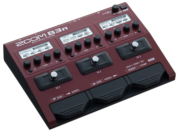 【純正アダプター付属】ZOOM B3n Multi-Effects Processor for Bass 新品[ズーム][マルチエフェクター][Multi Effector][ベース用] エフェクター