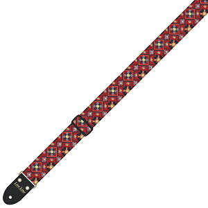 Live Line LS2000FRD t[/bh M^[Xgbv[CuC][Guitar Strap][Flower/Red][M^[/x[Xp]