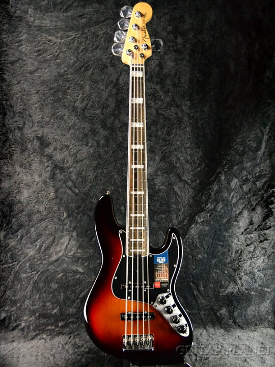 楽天市場】Fender USA American Elite Jazz Bass V -3-Color Sunburst 