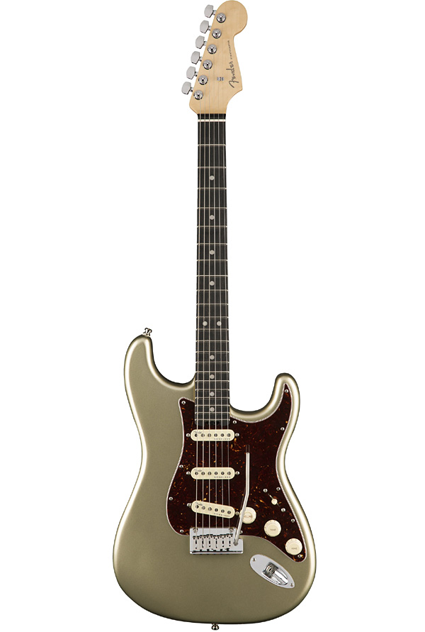 Fender USA American Elite Stratocaster - Champagne / Ebony-  新品[フェンダー][アメリカンエリート][シャンパン][ストラトキャスター][Electric Guitar,エレキギター] | ギタープラネット