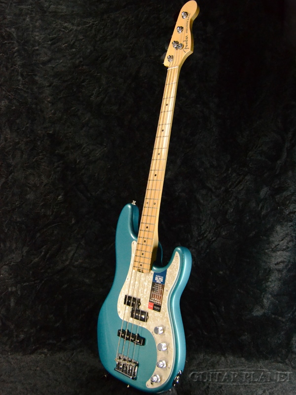 Fender USA American Elite Precision Bass -Ocean Turquoise Metalic-  新品[フェンダー][アメリカンエリート][オーシャンターコイズメタリック,青][プレシジョンベース,プレベ,PB][Electric  Bass,エレキベース] | 
