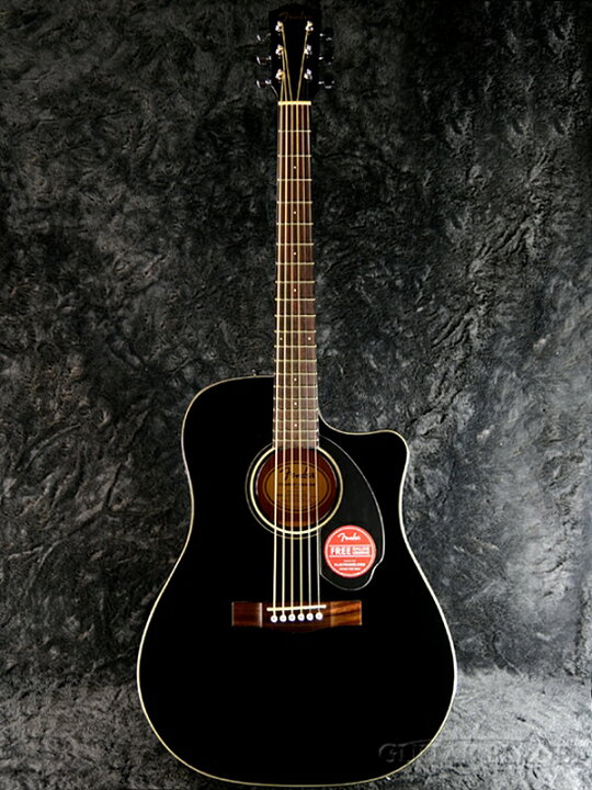 楽天市場】Fender CD-60SCE Black 新品[フェンダー][カッタウェイ 