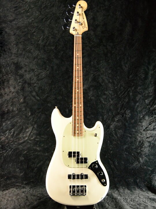 楽天市場】Fender Mexico Mustang Bass PJ -Olympic White- 新品  