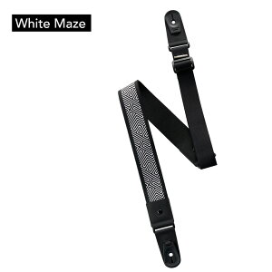 basiner DURA STRAP VG HARDCORE SERIES -White Maze- M^[Xgbv[xCVi[][Guitar Strap][zCgECY][M^[/x[Xp]