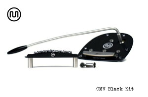 Mastery Bridge / Black Anodized AluminumStainless Steel Offset KIT -OMV Black- �V�i �W���X�}�X�^�[�A�W���K�[�A���X�^���O�ABass VI�AJag-Stang�p�p�[�c �sMastery M1�Z�b�g�t[�}�X�^���[�u���b�W][�u���b�W][OMV-BLACK-KI