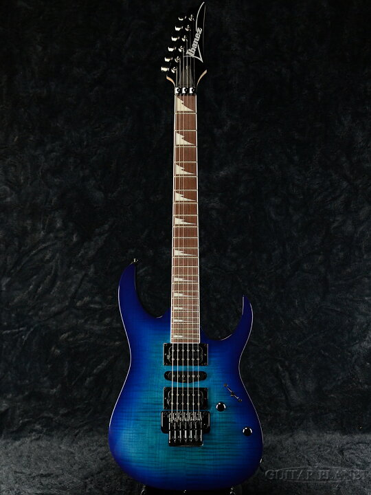 楽天市場】Ibanez RG370FMZ SPB 新品[アイバニーズ][Blue,ブルー,青 
