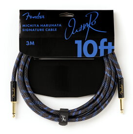 Fender Michiya Haruhata Signature Cable 3m S/S "春畑道哉シグネイチャーケーブル" 新品[フェンダー][TUBE][24Kゴールドメッキ][Blue,ブルー][SS][楽器用ケーブル,Guitar,Bass,ギター,ベース][シールド]