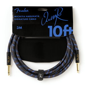 Fender Michiya Haruhata Signature Cable 3m S/S "tƃVOlC`[P[u" Vi[tF_[][TUBE][24KS[hbL][Blue,u[][SS][ypP[u,Guitar,Bass,M^[,x[X][V[h]