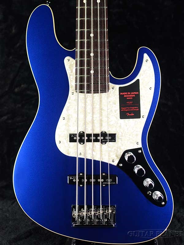 楽天市場】Fender Made in Japan Modern Jazz Bass V - Deep Ocean