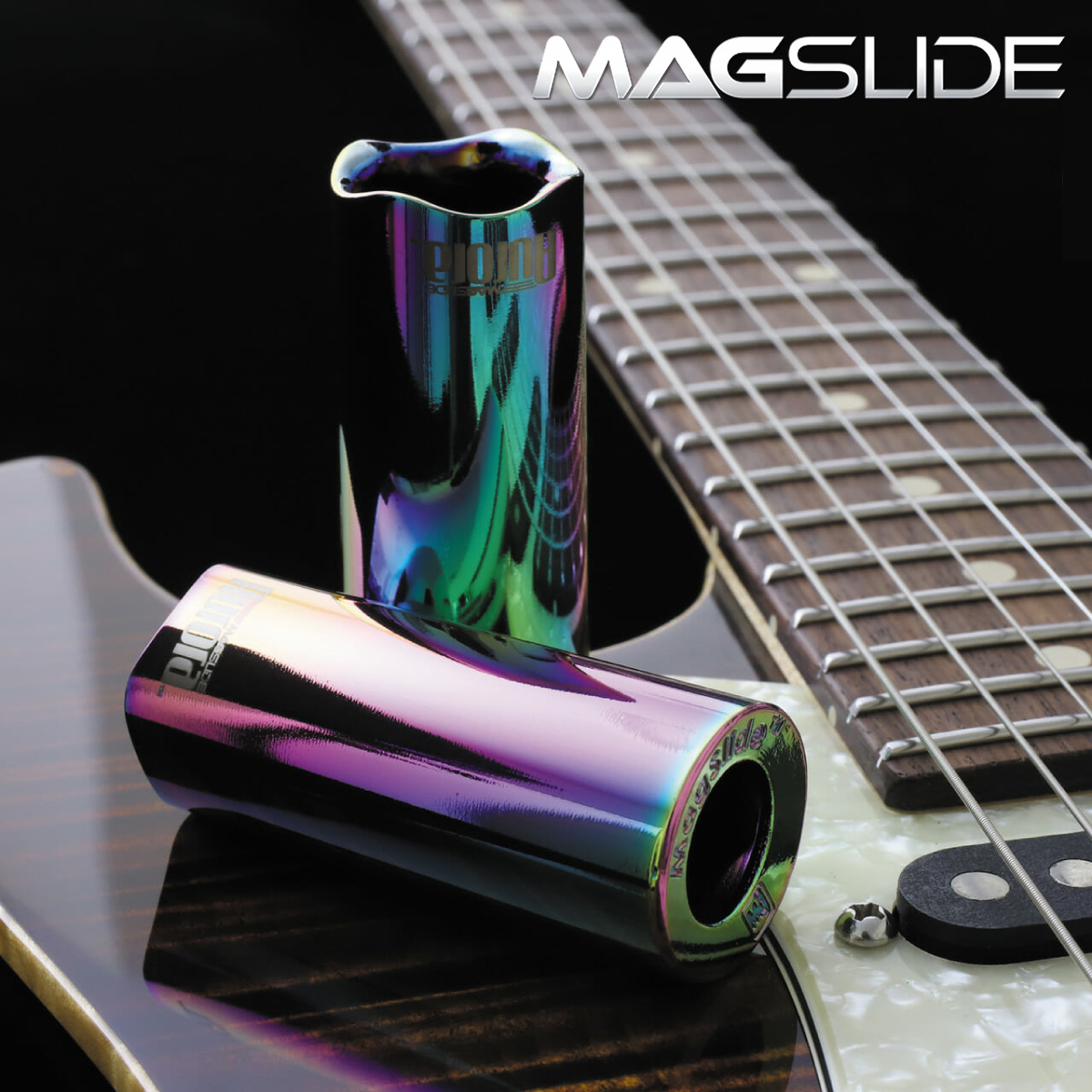 Magslide Aurora 新作 大人気 -Rainbow- おトク情報がいっぱい！ 新品 マグネシウム製 マグスライド 軽量スライドバー Slide レインボー Bar