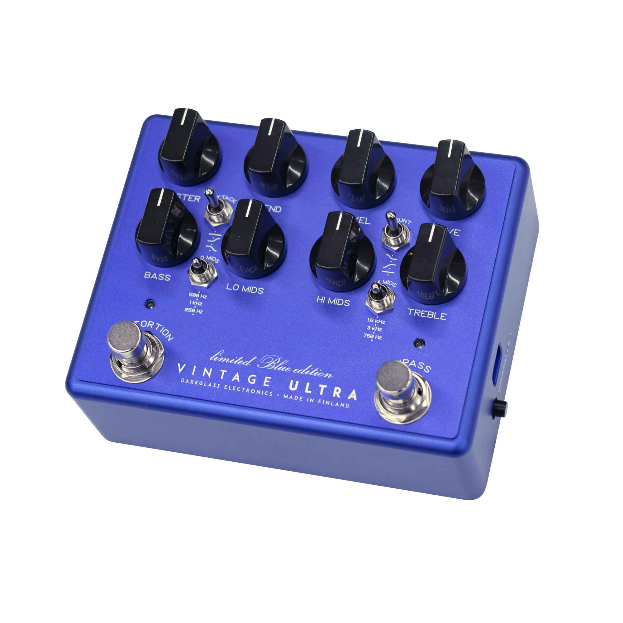 Darkglass Electronics VINTAGE ULTRA v2 with AUX IN -limited Blue edition-  新品 ベース用プリアンプ[ダークグラスエレクトロニクス][ビンテージウルトラ][ブルー,青][Bass  Preamp][Effector,エフェクター] 