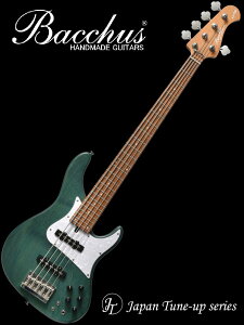 Bacchus Japan Tune-Up Series WL524-H.J.FREAKS -BLUS- Vi[obJX][Green,O[,][Jazz Bass,WYx[X][5,5Strings]
