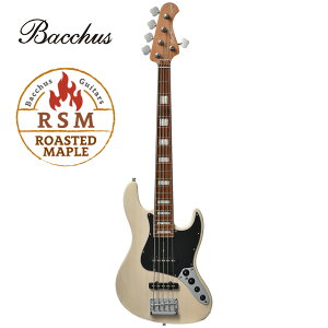 Bacchus Global Series WL5-ASH33-AC RSM/M -WBD- Vi[obJX][White,zCg,][Jazz Bass,WYx[X][5,5Strings]