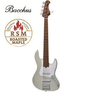 Bacchus Global Series WL5-STD33-AC RSM/M -LG- Vi[obJX][White,Light Gray,zCg,CgO[,][Jazz Bass,WYx[X][5,5Strings]