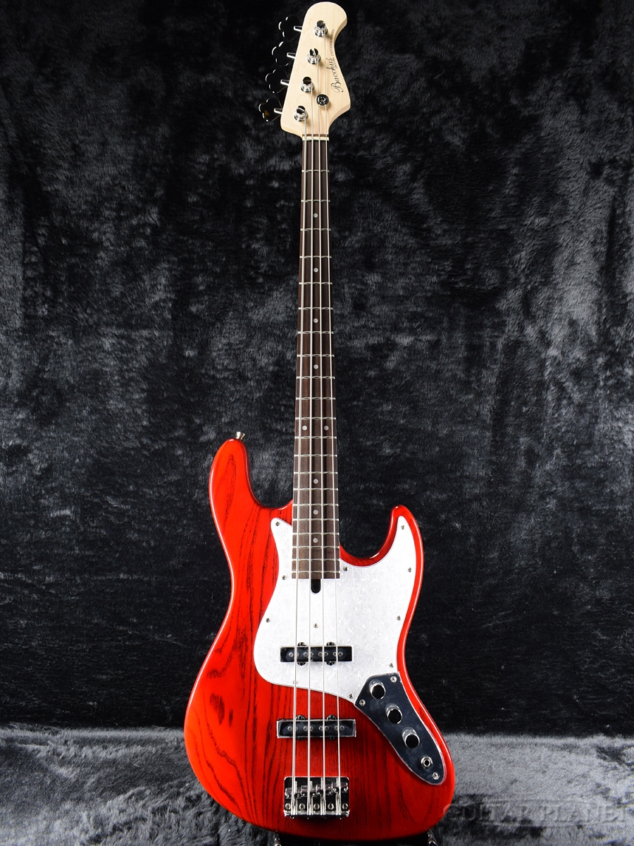 Bacchus WJB-400R ASH -STR- 新品[バッカス][レッド,赤][Jazz Bass,ジャズベース][Electric  Bass,エレキベース] | ギタープラネット