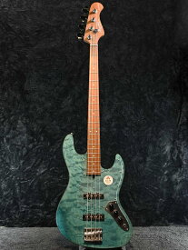 Bacchus Japan Tune-Up WL4-QM/RSM AMBS 新品[バッカス][ジャパンチューン][Woodline][キルト][Blue,ブルー,青][Jazz Bass,ジャズベース]