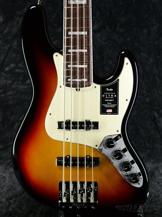 楽天市場】Fender USA American Ultra Jazz Bass V -Ultraburst 