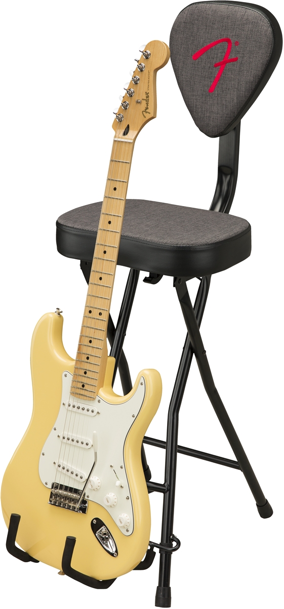 Fender 351 STUDIO 実物 SEAT 新品 フェンダー 送料無料でお届けします イス 組み立て式椅子 アクセサリー ブラック 黒