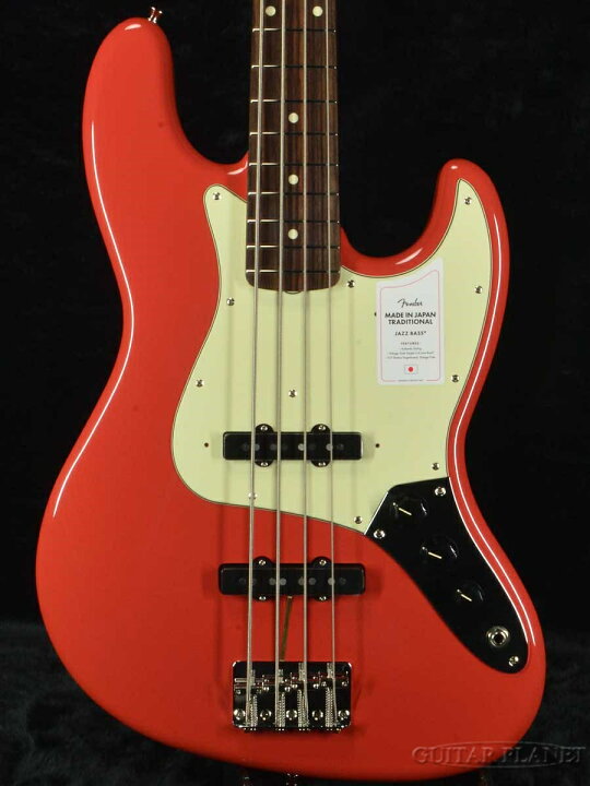 楽天市場】Fender Made In Japan Traditional 60s Jazz Bass -Fiesta 