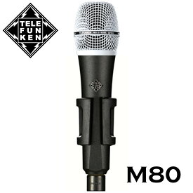 TELEFUNKEN Dynamic Series M80 ブラック/ホワイト 新品[テレフンケン][Dynamic Mic,ダイナミックマイク][Microphones,マイクロフォン]