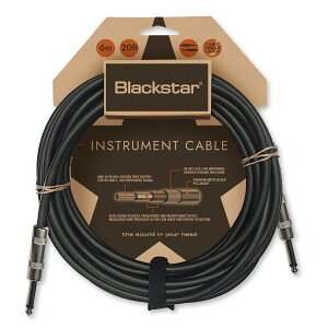 Blackstar Standard Instrument Cable 6m S/S �V�i[�u���b�N�X�^�[][�X�^���_�[�h][�P�[�u��,�V�[���h]