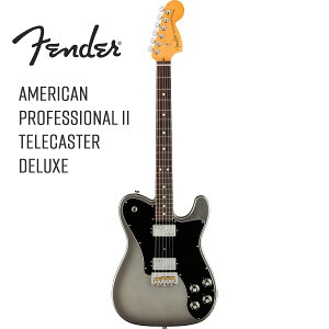 Fender USA American Professional II Telecaster Deluxe -Mercury / Rosewood- �V�i[�t�F���_�[][�A�����J���v���t�F�b�V���i��,�A���v��][Gray,�O���[][�e���L���X�^�[�f���b�N�X][Guitar,�M�^�[]