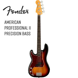 Fender USA American Professional II Precision Bass Left-Hand -3-Color Sunburst / Rosewood- �V�i[�t�F���_�[][�A�����J���v���t�F�b�V���i��,�A���v��][�v���V�W�����x�[�X,�v���x][���t�e�B,������][�T���o�[�X�g]