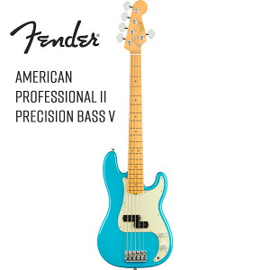 Fender USA American Professional II Precision Bass V -Miami Blue / Maple- Vi[tF_[][AJvtFbVi,Av][vVWx[X,vx][5][u[,]