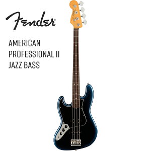 Fender USA American Professional II Jazz Bass Left-Hand -Dark Night / Rosewood- Vi[tF_[][AJvtFbVi,Av][WYx[X][teB,][Blue,u[,]