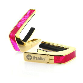 Thalia Capos Exotic Shell PINK ANGEL WING -24K Gold- 新品 ギター用カポタスト[タリア][ゴールド][ピンクエンジェルウィング][Electric,Acoustic,Bass,Guitar]
