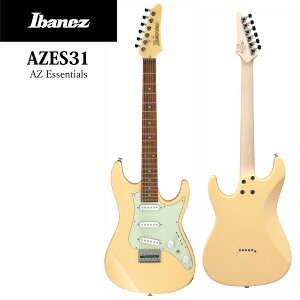 Ibanez AZ Essentials series AZES31 -IV(Ivory)- Vi[ACoj[Y][White,zCg,][Stratocaster,XggLX^[^Cv][Electric Guitar,GLM^[]