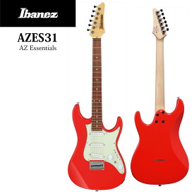 Ibanez AZ Essentials series AZES31 -VM(Vermilion)- 新品[アイバニーズ][Red,レッド,赤][Stratocaster,ストラトキャスタータイプ][Electric Guitar,エレキギター]