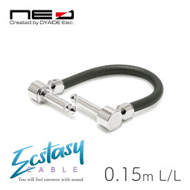 オヤイデ電気 NEO Ecstasy Cable 0.15m L/L[OYAIDE][ネオ][エクスタシーケーブル][Patch Cable,パッチケーブル,シールドケーブル][Electric Guitar,Bass,エレキギター,ベース]