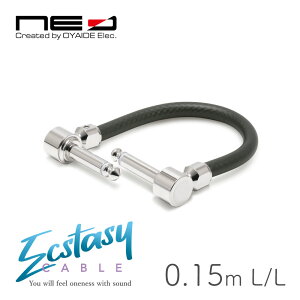 ICfdC NEO Ecstasy Cable 0.15m L/L[OYAIDE][lI][GNX^V[P[u][Patch Cable,pb`P[u,V[hP[u][Electric Guitar,Bass,GLM^[,x[X]
