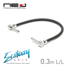 オヤイデ電気 NEO Ecstasy Cable 0.3m L/L[OYAIDE][ネオ][エクスタシーケーブル][Patch Cable,パッチケーブル,シールドケーブル][Electric Guitar,Bass,エレキギター,ベース]