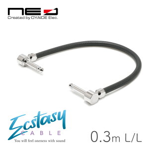 ICfdC NEO Ecstasy Cable 0.3m L/L[OYAIDE][lI][GNX^V[P[u][Patch Cable,pb`P[u,V[hP[u][Electric Guitar,Bass,GLM^[,x[X]