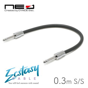 ICfdC NEO Ecstasy Cable 0.3m S/S[OYAIDE][lI][GNX^V[P[u][Patch Cable,pb`P[u,V[hP[u][Electric Guitar,Bass,GLM^[,x[X]