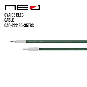 �I���C�f�d�C NEO�P�[�u�� QAC-222 35-35TRS/1.0 (3.5mini TRS - 3.5mini TRS �X�e���I�^�C�v 1m)[OYAIDE][Line Cable]