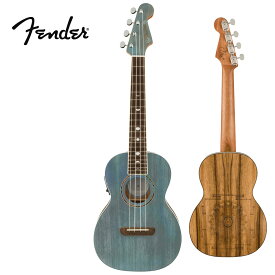 Fender Dhani Harrison Ukulele -Turquoise- 新品 テナーウクレレ[フェンダー][Blue,ターコイズ,ブルー,青][Tenor,テナー][ダーニ・ハリスン]