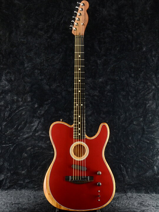 楽天市場】Fender USA American Acoustasonic Telecaster -Crimson Red 