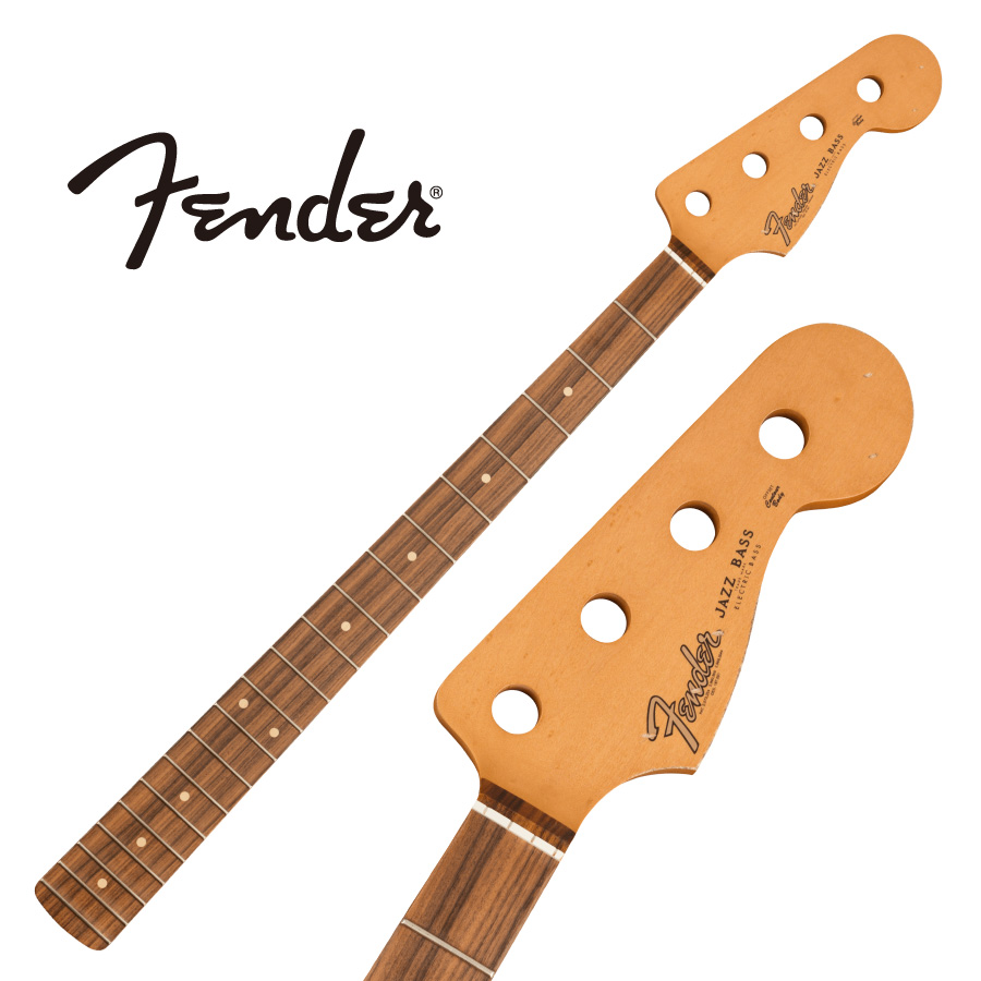 Fender Road Worn 60's Jazz Bass Neck -Medium Jumbo Frets / Pau Ferro / C  Shape- 新品[フェンダー][ジャズベース][Relic,ロードウォーン,レリック][Mexico][ネック][Pau 