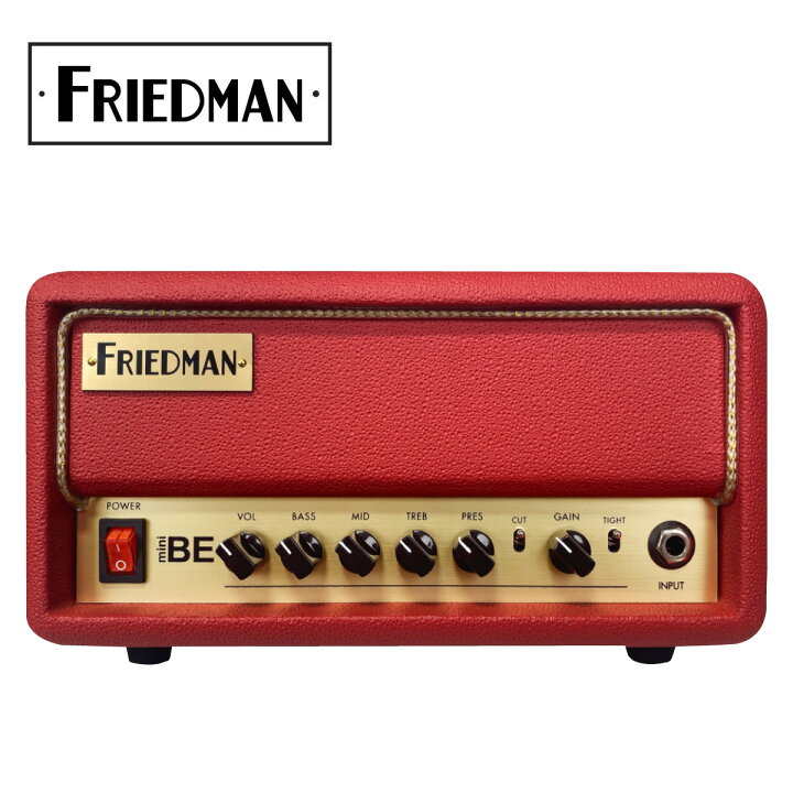 楽天市場】FRIEDMAN BE-mini -Red- 新品 ギター用ミニアンプヘッド 