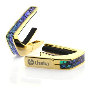 Thalia Capos Exotic Shell BLUE ABALONE -24K Gold- �V�i �M�^�[�p�J�|�^�X�g[�^���A][�S�[���h][�u���[�A�o����][Electric,Acoustic,Bass,Guitar]