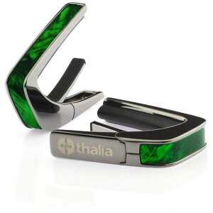 Thalia Capos Exotic Shell GREEN ANGEL WING -Black Chrome- �V�i �M�^�[�p�J�|�^�X�g[�^���A][�u���b�N�N���[��][�O���[���G���W�F���E�B���O][Electric,Acoustic,Bass,Guitar]
